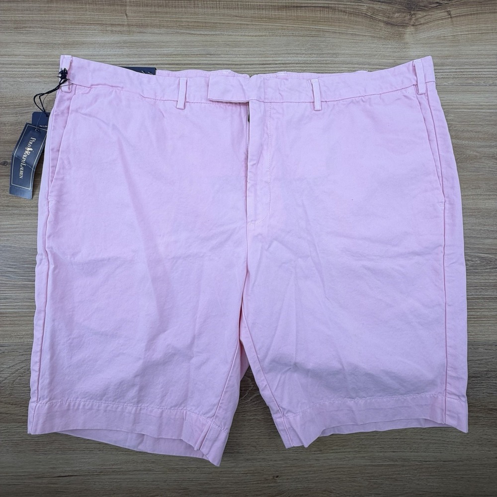 New Polo Ralph Lauren Shorts Slim GI Fit Chino sz 38 Pink PIMA